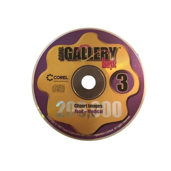 Corel Gallery Magic 200,000 Clipart 8 CDs boxset (Win31) (1998) (Eng). N… - Picture 6 of 11